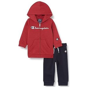 Champion Legacy Legacy American Classics TD - Full Zip Compleet TBR-Rood/Marineblauw, 6 maanden Baby 0-24 FW23, Rosso Tbr/Blu Marino