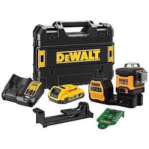 DEWALT Multilijnlaser Zelfnivellerend (3x 360 graden stralen en inclusief 1x 10,8V XR Accu) DCE089D1G