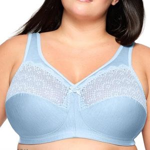 Glamorise Beha met volledige cups, blauw (lichtblauw gemêleerd 450), 95C