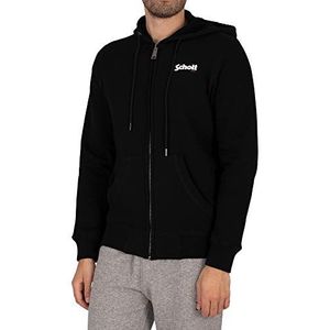 Schott NYC Sweatshirt voor heren, zwart (black/black), S