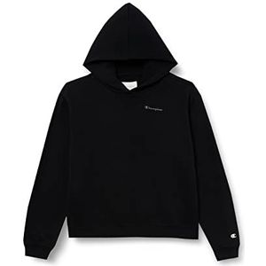 Champion Eco Future Spring Terry Boxy Sweatshirt met capuchon, zwart, voor meisjes van 3-4 jaar