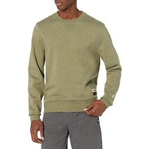 Champion Authentieke Originals Sueded Sweatshirt voor heren, Green Luck Heather, L