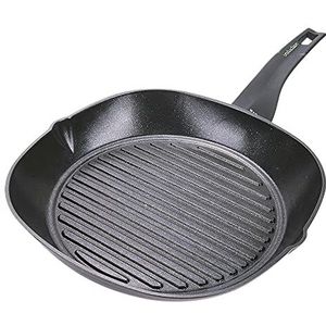 Moneta Nova grillpan 28 cm, aluminium, zwart