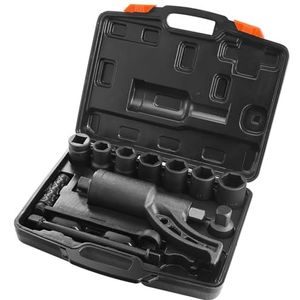 VEVOR Momentvermenigvuldiger, Heavy Duty momentvermenigvuldiger moersleutelset, 1 inch aandrijfwielmoer, moersleutel koppelvermenigvuldiger, 1:58 4800Nm wielmoerverwijderaar, met 8 stopcontacten en