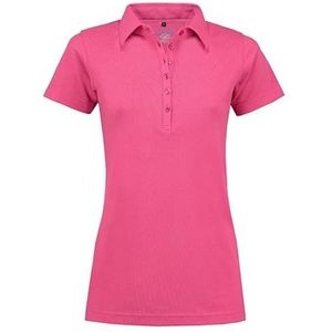 BlueBlack Dames Bioactive poloshirt Ella - antibacterieel en geurremmend, roze (roze 21), 3XL