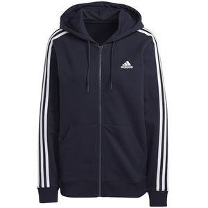 adidas Dames Essentials 3-strepen French Terry Regular Full-Zip Hoodie Hooded Track Top