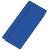 Dahle 95850 hechtmagneet (23 x 50 mm) 10 stuks blauw