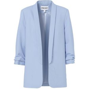Regular fit lange blazer met viscose, model 'BOSELLA'