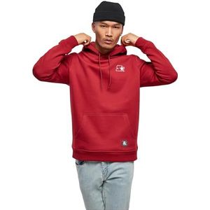 STARTER BLACK LABEL Heren Starter Small Logo Hoody, brick red, S
