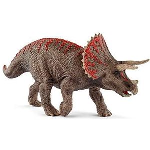 schleich DINOSAURS 15000 realistische triceratops dino-figuur - authentiek en gedetailleerd prehistorisch, robuust dinosaurusspeelgoed voor spelenderwijs leren - vanaf 4 jaar