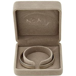 Noa Magnetic Copper Silver Armband, maat L, 120 g