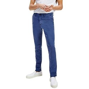 Tommy Hilfiger Heren Bleecker Th Flex Satin Chino Gmd Loose Fit Jeans, blauw, W30/L30 (fabrieksmaat:), blauw, 31W / 36L