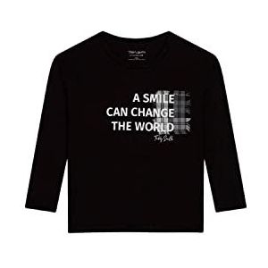 Teddy Smith T- Caroli ML Jr T-shirt, zwart, 12 jaar meisjes