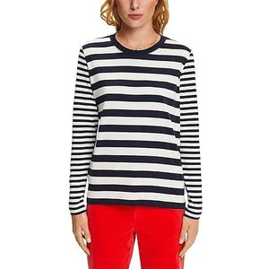 ESPRIT T-shirt voor dames, 401/Navy 2, L