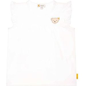 Steiff T-shirt met korte mouwen voor, wit (bright white), 116 cm