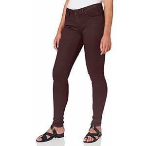 Mavi Dames Adriana Skinny Jeans, Rot (Bordeaux Jeather 26818), 27W x 30L