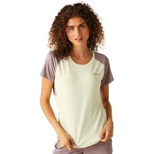 Regatta Emera sneldrogend T-shirt met korte mouwen voor dames, Wit/Heather, 34