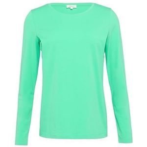 Shirt - Effen - Lange Mouw - Normale Pasvorm - Ronde Hals - Jersey