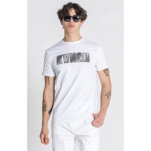 Gianni Kavanagh White Acronym T-shirt voor heren, Wit, S
