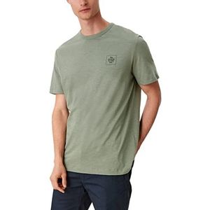 s.Oliver Heren T-shirt, kaki/olijf placed (78D0), XL, kaki/olijf placed (78d0), XL