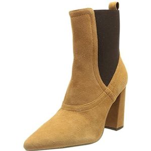 Geox D Bigliana 90, enkellaars dames, Cognac., 38 EU