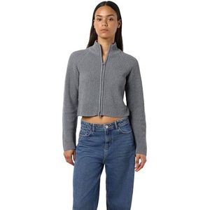 Noisy May - Dara - Cardigan - Cropped Fit - Hoge Hals - Lange Mouwen
