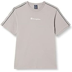 Champion Legacy American Tape Small Logo S/S T-shirt voor heren, Stone Grijs, XS
