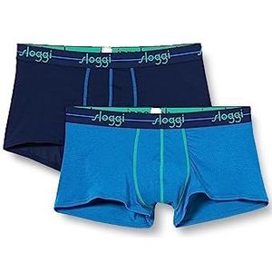 SLOGGI - Boxershorts - Set van 2 - Blauw - Katoen