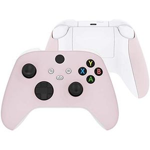 eXtremeRate Cover Hoes voor Xbox Series X S Controller, Frontplaat Shell met Grip Handvat Paneel DIY Vervanging voor Xbox Series X S Controller Model 1914(Zonder Controller)-Kersenbloesem Roze