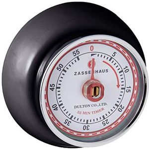 Magnetische kookwekker - zwart - retro-collection - Zassenhaus