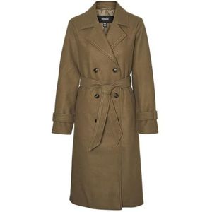 VERO MODA Vmfortunevega Long Ga Noos trenchcoat voor dames, Capers, M