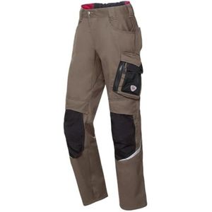 BP 1998-570-5032 Workwear werkbroek heren, polyester en katoen, walnoot/zwart, maat 50s