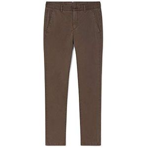 Hackett London GMT Dye Texture Straight Jeans voor heren, Bruin (Walnoot 876), 40W x 34L/Lang