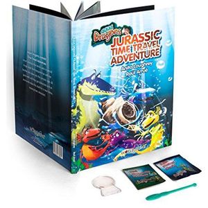 Aqua Dragons |Jurassic Time Travel Adventure | STEM Educatief Speelgoed en Boek, Engels Verhaal, Eenvoudig Huisdier Opvoeden voor Kinderen - Inclusief Boek, Voedsel, Eieren, Lepel en Voeden Pipet