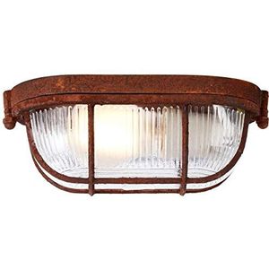 Brilliant Bobbi - Wand- & Plafondlamp - E27 max 1x40W - Roest