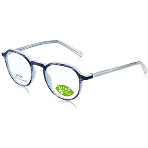 Sting Uniseks bril voor kinderen, Blauw + Tartan Blue, 45