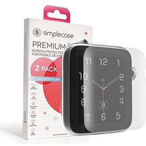 Simplecase displaybeschermer, Apple Watch 42 mm - hele display, 1 Stuk, doorzichtig