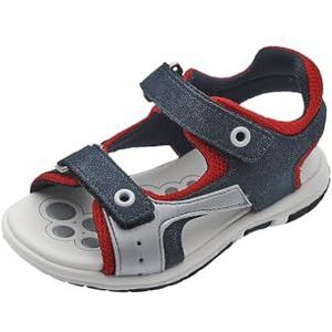 Chicco, Sandalen voor kinderen, met dubbele klittenbandsluiting, schoenen voor kinderen en jongeren, gemaakt in Italië, Denim 2, 20 EU