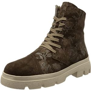 THINK! Kangae_3-000665 Sneeuwlaarzen voor dames, chroomvrij gelooid lamsvel, 3000 BARK/combi, 41 EU