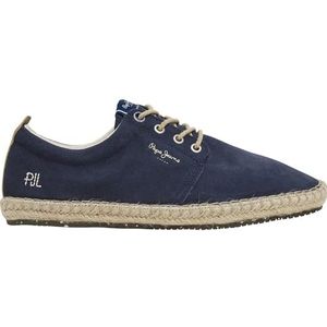 PEPE JEANS - Tourist West - Espadrilles - Blauw - Suèdeleer