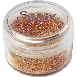 Sizzix Biologisch afbreekbare fijne glitter 663870, karamelltoffee, goud, eenheidsmaat
