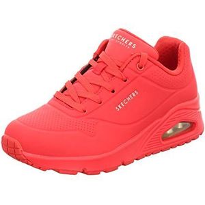 Skechers Uno Stand On Air dames Sneaker, Rood Rood Durabuck Rood, 36.5 EU