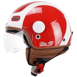 Cgm - 191g Pix Sprint Short Helm - Geel - Thermogevormde Binnenvoering