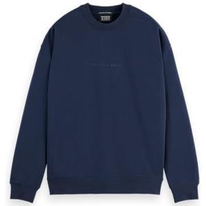 Scotch & Soda Seizoensgebonden Core - Logo Sweatshirt, Sky Kapitein 401, S