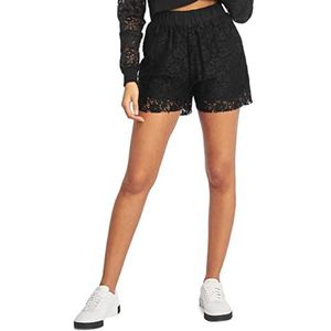 Urban Classics Dames Laces Shorts Dames, Zwart (Zwart 00007), XL