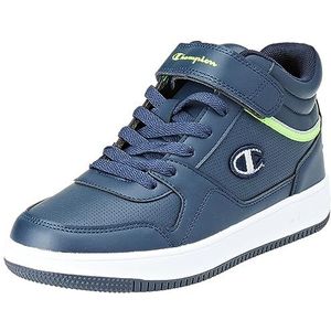 Champion Rebound Vintage Mid B GS, sneakers, marineblauw/grijs/groen (BS010), 37,5 EU, Blu Marino Grigio Verde Bs010