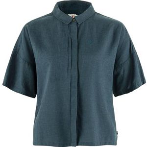 Fjällräven - Övik Hemp Camp T-shirt - Dames - Groen - Hennep en Lyocell