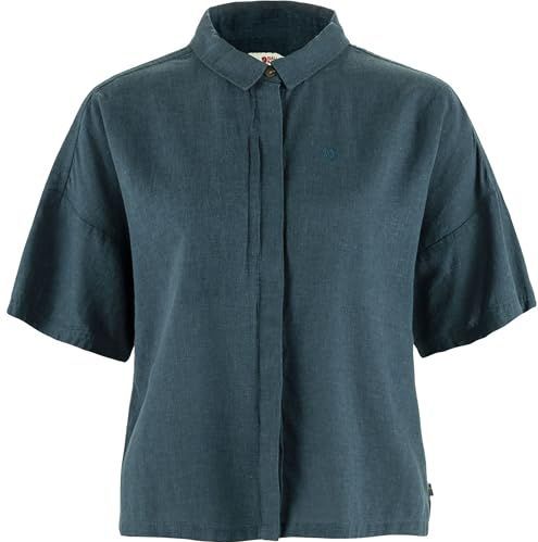 Fjällräven - Övik Hemp Camp T-shirt - Dames - Groen - Hennep en Lyocell