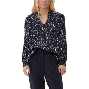 s.Oliver Damesblouses met lange mouwen, blauw, 36