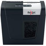 Rexel Secure MC3 Whisper-Shred Papiervernietiger, Microsnippers, Capaciteit 3 Vellen Papier, Stil En Compact, Veiligheidsniveau P-5, 14L Opvangbak (150 A4 Vellen), Zwart